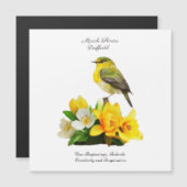 3月誕生月花鮮やか誕生日 (正面/裏面)