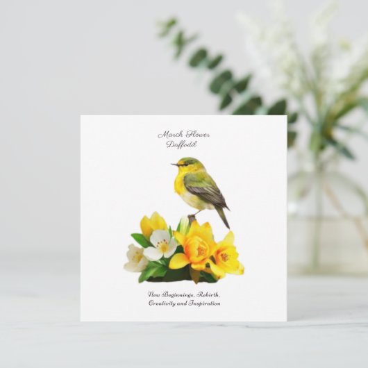 3月誕生月花鮮やか誕生日 (スタンド正面)