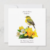 3月誕生月花鮮やか誕生日 (正面)