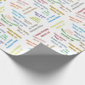 3月10日誕生日ギフト包装紙 ラッピングペーパー (角)