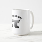 3月14日に数学のおたくのための幸せなPi日Piの記号 コーヒーマグカップ (正面右)