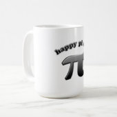 3月14日に数学のおたくのための幸せなPi日Piの記号 コーヒーマグカップ (正面左)