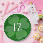 3月17日セントパティの日お祝いディナー ペーパープレート (パーティー)