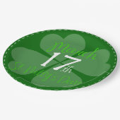 3月17日セントパティの日お祝いディナー ペーパープレート (アングル)