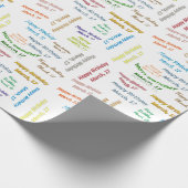 3月17日誕生日ギフト包装紙 ラッピングペーパー (角)