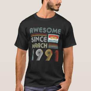 3月1991日の第28誕生日以来素晴らしいヴィンテージ Tシャツ