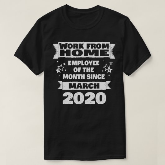 3月2日以来の在宅勤務 Tシャツ (デザイン正面)