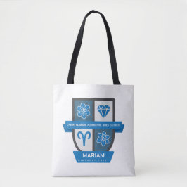 3月21-31日生まれ向けの牡羊座の誕生日紋章™ トートバッグ