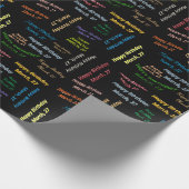 3月27日誕生日ギフト包装紙 ラッピングペーパー (角)