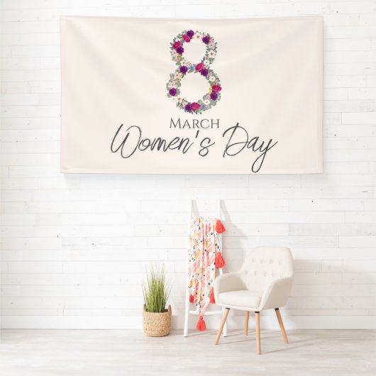 3月8国際的日の女子デー 横断幕 (インサイチュ)