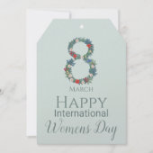 3月8国際的日     招待状 (正面)