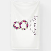 3月8国際的日 横断幕 (縦)