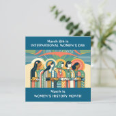 3月8日は国際的女子の日 カード (スタンド正面)