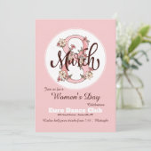 3月8日フローラ女子デイ招待状 招待状 (スタンド正面)