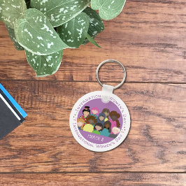 3月8日国際的女子デイキーチェーン キーホルダー