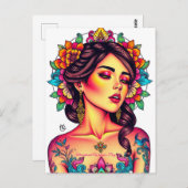 3月8日国際的女子デー ポストカード (正面/裏面)