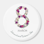 3月8日国際的女子デー マグネット (正面)