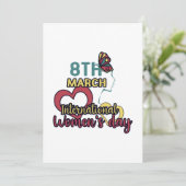 3月8日国際的女子デー 招待状 (スタンド正面)