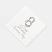 3月8日国際的女性の日 スタンダードランチョンナプキン (角)