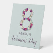 3月8日国際的女性の日 台座サイン (正面)
