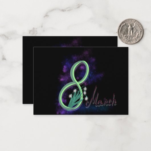 3月8日 ノートカード (正面/裏面インサイチュ)