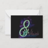 3月8日 ノートカード (正面)