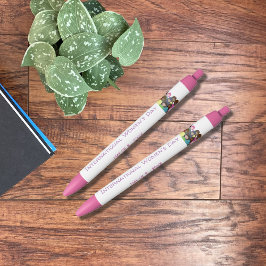 3月8日 国際女性デーのペン 黒ボールペン