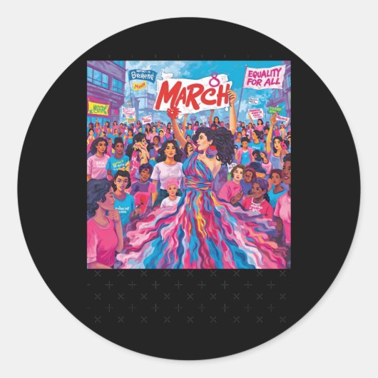 3月8日Women's Equality Empowerment Repetit S ラウンドシール (正面)