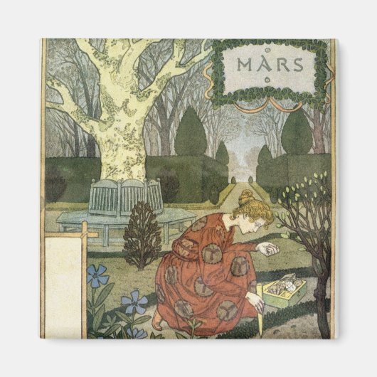 3月 マグネット (正面)