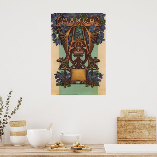 3月 – 牡羊座 ポスター (キッチン)