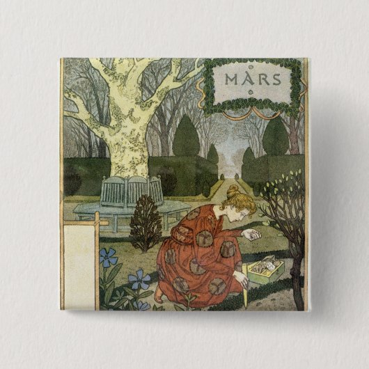 3月 缶バッジ (正面)