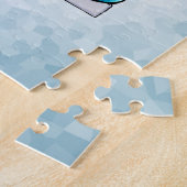 3月Birthstoneのドラゴン: アクアマリン ジグソーパズル (側面)