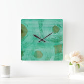 3月I日 スクエア壁時計 (ホーム)