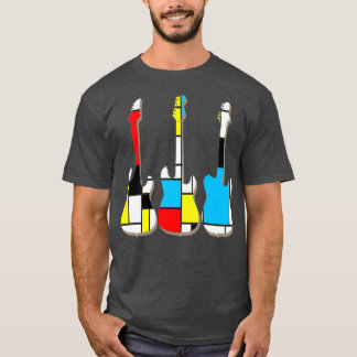 3本のギタモダン Tシャツ