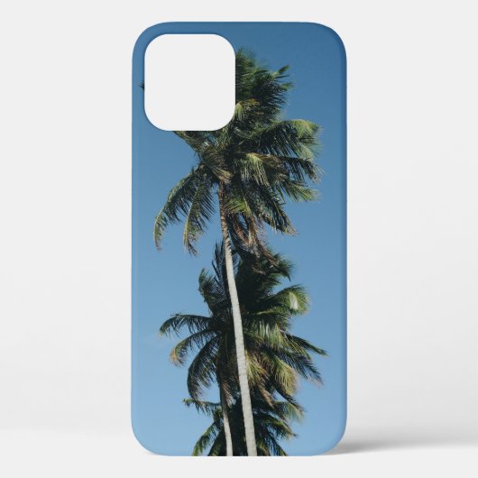 3本のココナツの木の低角度写真 Case-Mate iPhoneケース (裏面)