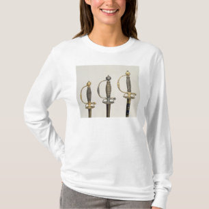 3本のフランスのな剣の柄: 鋼鉄の1つ Tシャツ