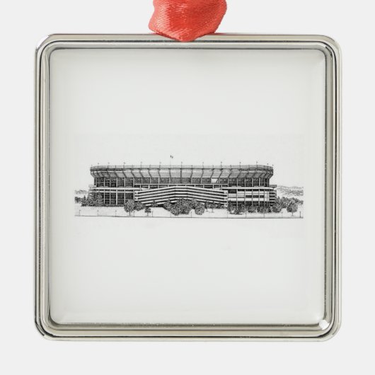 3本の川のクリスマスのオーナメント メタルオーナメント (正面)