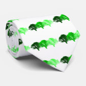 3本の木のシルエット ネクタイ (ロール)