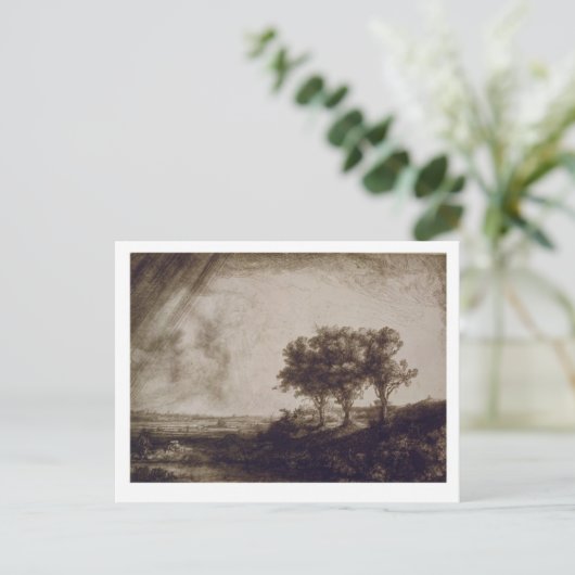 3本の木 ポストカード (スタンド正面)