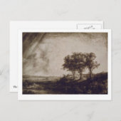 3本の木 ポストカード (正面/裏面)