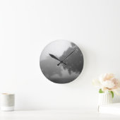 3本の木 ラウンド壁時計 (ホーム)