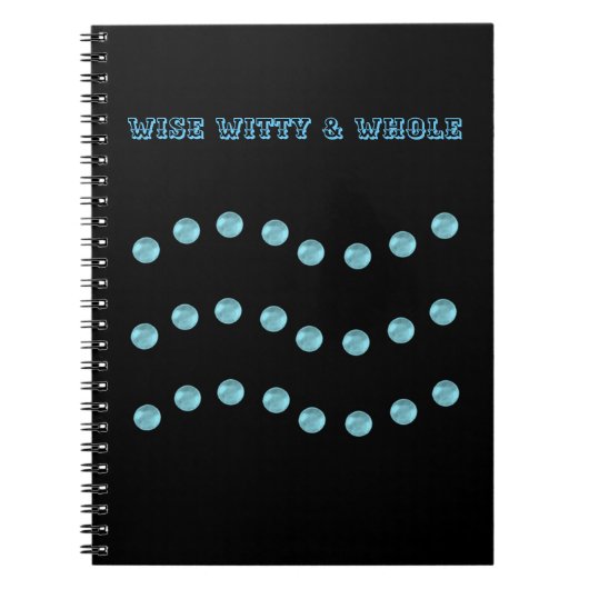 3本の波線 ノートブック (正面)