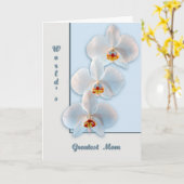 3本の蘭 カード (黄色い花)