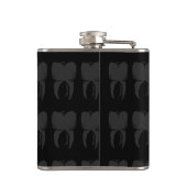 3本の賢い歯の歯科医のフラスコ フラスク (裏面)