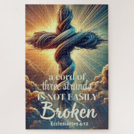 "3本の鎖のコード" Ecclesiastes 4:12 ジグソーパズル