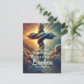 "3本の鎖のコード" Ecclesiastes 4:12 ポストカード (スタンド正面)