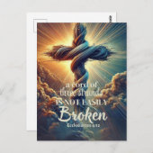 "3本の鎖のコード" Ecclesiastes 4:12 ポストカード (正面/裏面)