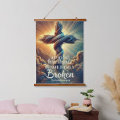 "3本の鎖のコード" Ecclesiastes 4:12 吊り下げ型タペストリー (寝室)