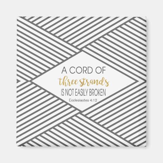 3本の鎖の紐は容易に壊れない マグネット (正面)