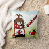 3枕の上で寝る クッション (ブランケット)